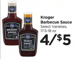Food 4 Less Kroger Barbecue Sauce offer