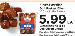 Food 4 Less King's Hawaiian Soft Pretzel Bites offer