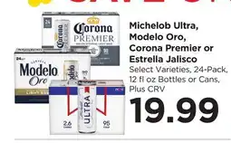 Food 4 Less Michelob Ultra, Modelo Oro, Corona Premier or Estrella Jalisco offer