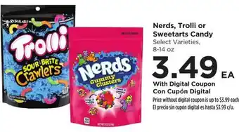 Food 4 Less Nerds, Trolli or Sweetarts Candy offer
