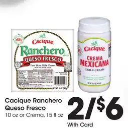 Ralphs Cacique Ranchero Queso Fresco offer
