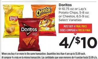 Food 4 Less Doritos offer