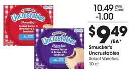 Ralphs Smucker's Uncrustables offer