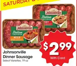 Ralphs Johnsonville Dinner Sausage offer