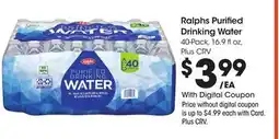 Ralphs Ralphs Purified Drinking Water offer