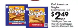 Ralphs Kraft American Singles offer