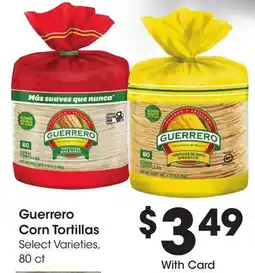 Ralphs Guerrero Corn Tortillas offer