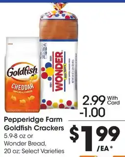 Ralphs Pepperidge Farm Goldfish Crackers offer