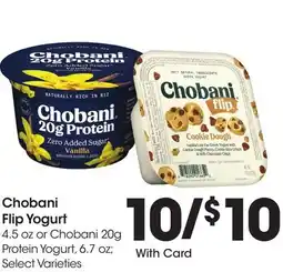 Ralphs Chobani Flip Yogurt offer