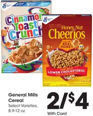 Ralphs General Mills Cereal offer