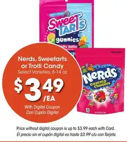 Ralphs Nerds, Sweetarts or Trolli Candy offer