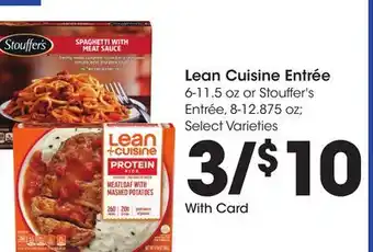 Ralphs Lean Cuisine Entrée offer