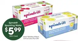 Ralphs Spindrift Sparkling Water offer