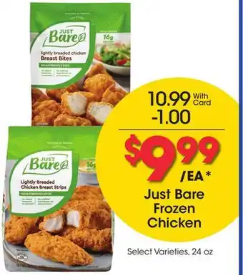 Ralphs Just Bare Frozen Chicken offer