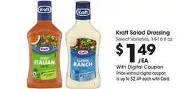 Ralphs Kraft Salad Dressing offer