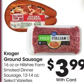 Ralphs Kroger Ground Sausage offer