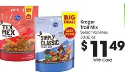 Ralphs Kroger Trail Mix offer