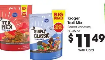 Ralphs Kroger Trail Mix offer