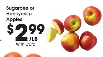 Ralphs Sugarbee or Honeycrisp Apples offer