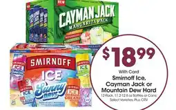 Ralphs Smirnoff Ice, Cayman Jack or Mountain Dew Hard offer