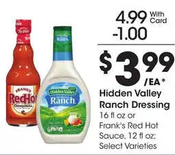 Ralphs Hidden Valley Ranch Dressing offer
