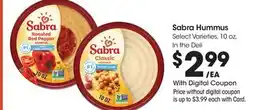 Ralphs Sabra Hummus offer