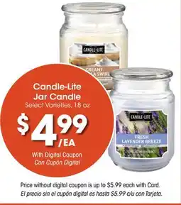 Ralphs Candle-Lite Jar Candle offer