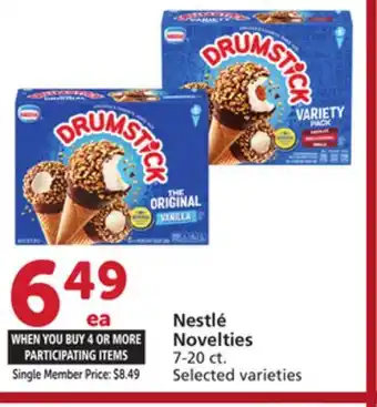 Vons Nestlé Novelties offer