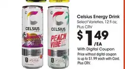 Ralphs Celsius Energy Drink offer