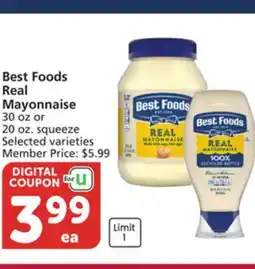 Vons Best Foods Real Mayonnaise offer