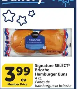 Vons Signature SELECT Brioche Hamburger Buns offer