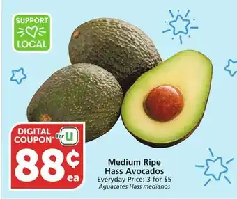 Vons Medium Ripe Hass Avocados offer