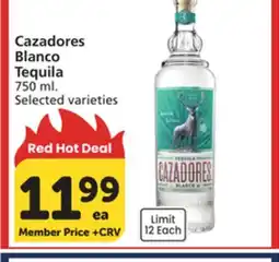 Vons Cazadores Blanco Tequila offer