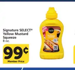 Vons Signature SELECT Yellow Mustard Squeeze offer