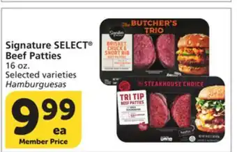 Vons Signature SELECT Beef Patties offer