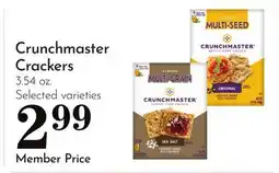 Pavilions Crunchmaster Crackers offer