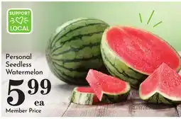 Pavilions Personal Seedless Watermelon offer