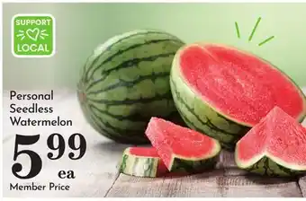 Pavilions Personal Seedless Watermelon offer