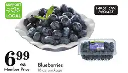 Pavilions Blueberries offer