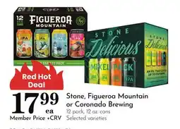Pavilions Stone, Figueroa Mountain or Coronado Brewing offer