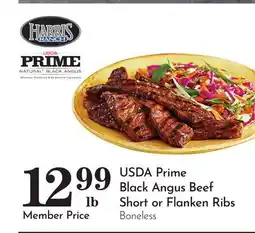 Pavilions USDA Prime Black Angus Beef Short or Flanken Ribs offer