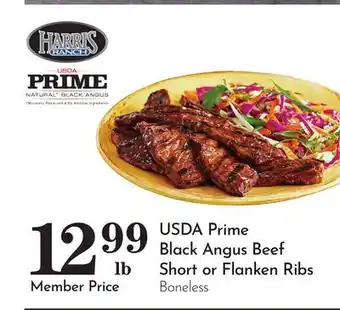 Pavilions USDA Prime Black Angus Beef Short or Flanken Ribs offer