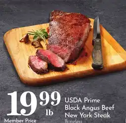 Pavilions USDA Prime Black Angus Beef New York Steak offer