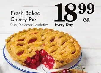 Pavilions Fresh Baked Cherry Pie offer