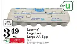 Pavilions Lucerne Cage Free Large AA Eggs offer