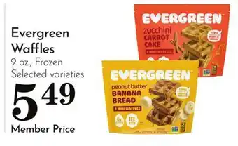 Pavilions Evergreen Waffles offer