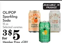 Pavilions OLIPOP Sparkling Soda offer
