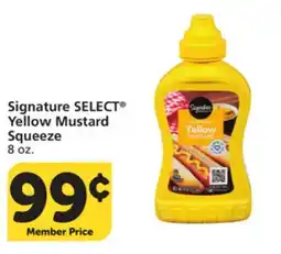Albertsons Signature SELECT Yellow Mustard Squeeze offer