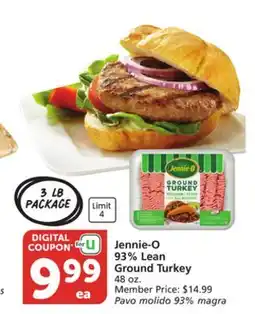Albertsons Jennie-O 93% Lean Ground Turkey offer