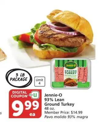 Albertsons Jennie-O 93% Lean Ground Turkey offer